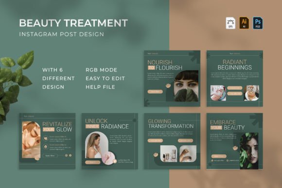 Download Beauty Treatment - Instagram Post - Treatment Collection
