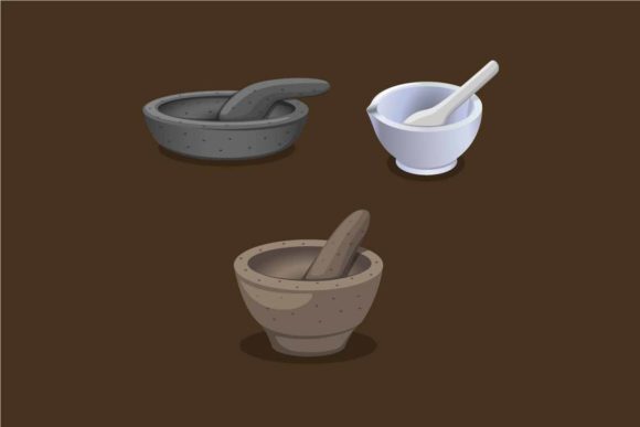 Download Mortar Traditional and Modern Symbol Set - Symbol Collection