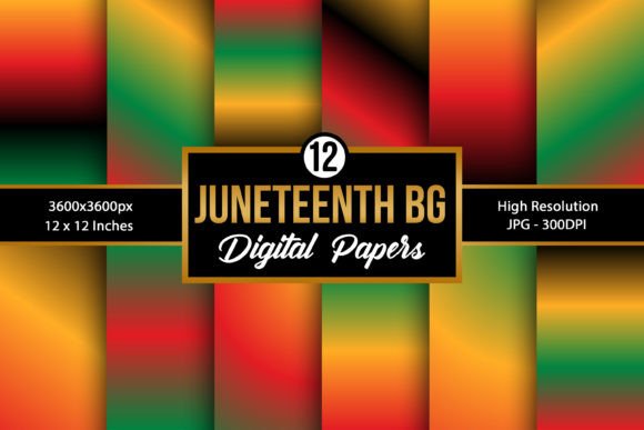 Download Juneteenth Colors Gradient Backgrounds - Background Collection