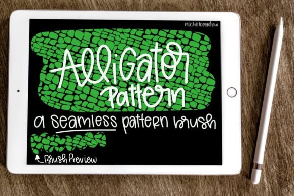 Download Alligator Skin Procreate Brush - Brush Collection