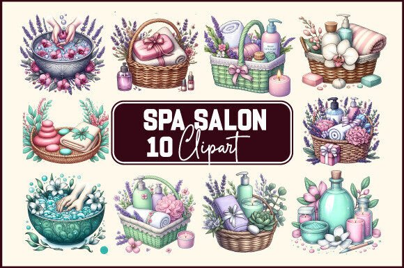 Download Watercolor Massage Therapy Clipart - Premium Bundle