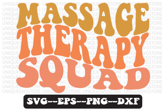 Download Massage Therapy Squad Retro Wavy Svg - Massage therapy Collection