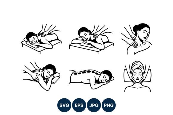 Download Massage Therapy Woman Vector - Premium Resources