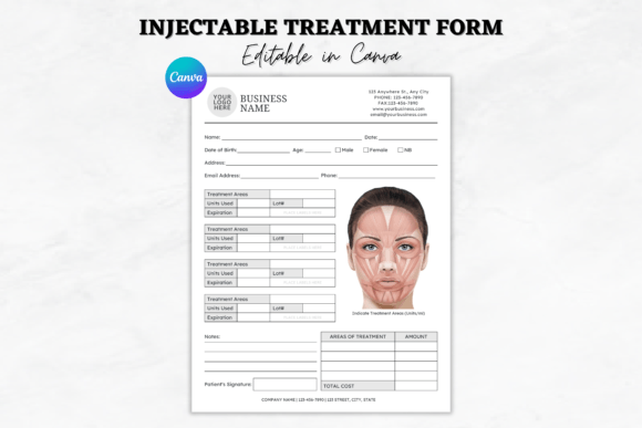 Download Botox and Dermal Filler Treatment Record - Treatment Collection