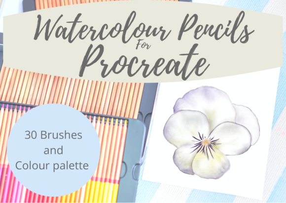 Download Watercolour Pencils Procreate Brushes - Brush Collection