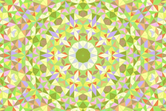 Download Radial Pattern Mosaic Mandala Background - Background Collection