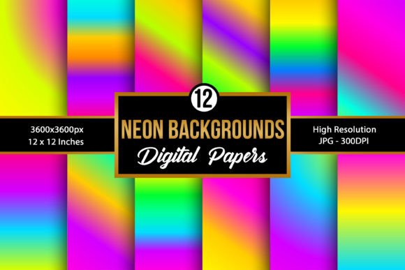 Download Neon Colors Gradient Background Papers - Background Collection
